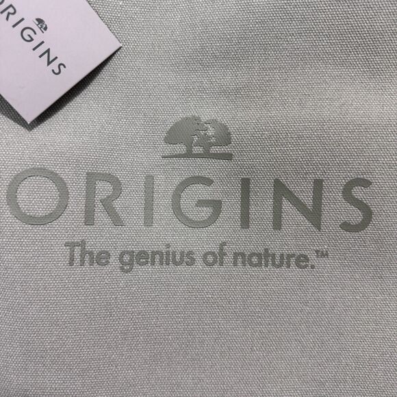 ORIGINS Olive Green Thick Canvas Reusable, Eco Friendly, Tote Bag - NWT - Picture 2 of 11